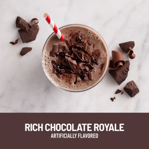 SlimFast Original Rich Chocolate Royale Meal Replacement Shakes Perspective: left