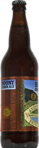 Anderson Valley Boont Amber Ale Perspective: left