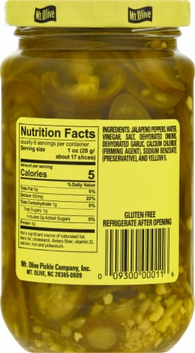 Mt Olive Jalapeno Pepper Slices Perspective: left