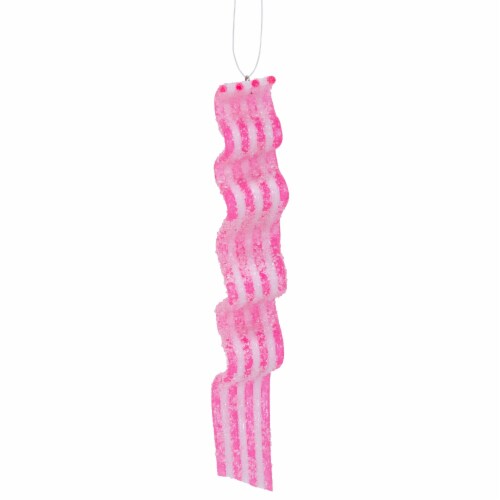 Northlight Sugar Coated Ribbon Candy Christmas Ornaments - 5.5 - 6 ct Perspective: left