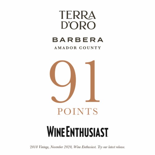 Terra d'Oro  Barbera California Red Wine 750 ml Perspective: left