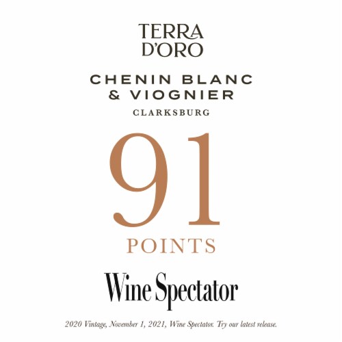 Terra D'Oro Chenin Blanc Viognier California White Wine 750 ml Perspective: left