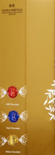 Lindt Lindor Assorted Chocolate Truffles Perspective: left