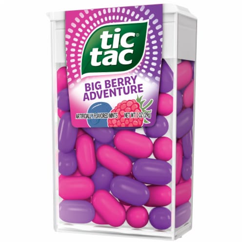 Tic Tac Berry Flavored Mints Perspective: left