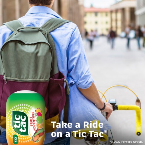 Tic Tac Fruit Adventure Mints On-the-Go Refreshment Perspective: left