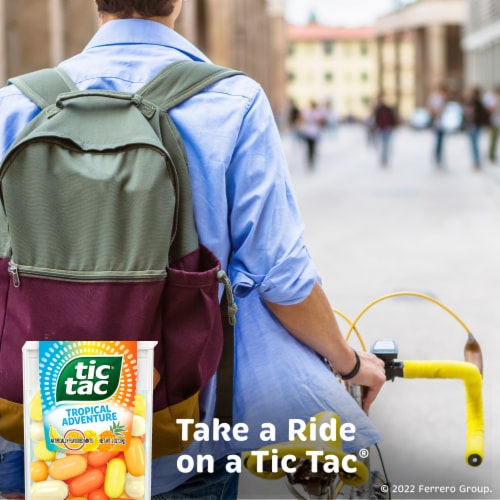 Tic Tac Tropical Adventure Mints Perspective: left