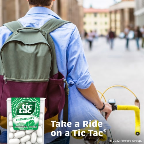 Tic Tac Freshmints Breath Mints Perspective: left