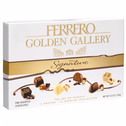 Ferrero Golden Gallery Signature Fine Assorted Chocolates Perspective: left