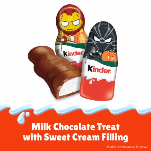 Kinder Chocolate Figures Limited Edition Marvel Figures Perspective: left