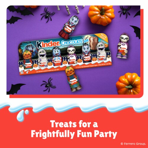Kinder Chocolate Hollow Figures Limited Edition Marvel Heroes Great for Halloween Party Favors Perspective: left