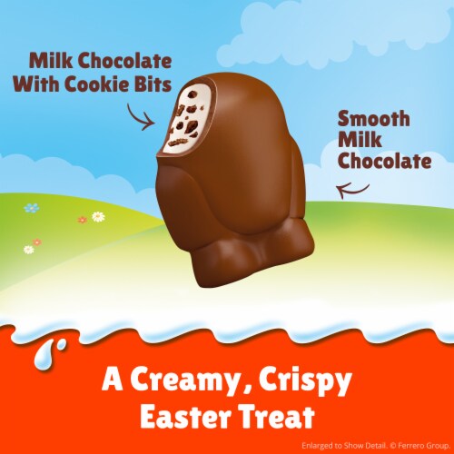 Kinder Mini Friends Milk Chocolate with Cookie Bits, Great for Easter Baskets, 4.3 oz Perspective: left