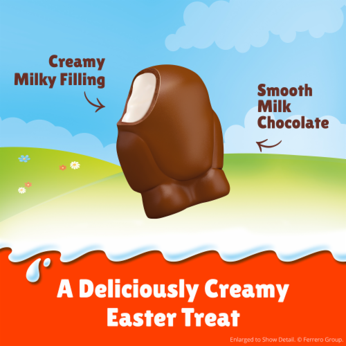 Kinder Chocolate Mini Friends Creamy Milk Chocolate​ Individually Wrapped Easter Basket Stuffers Perspective: left