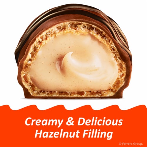 Kinder Bueno Mini Milk Chocolate and Hazelnut Cream Stocking Stuffer Family Pack Perspective: left