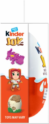 Kinder Joy Cocoa Wafer Egg Candy Perspective: left