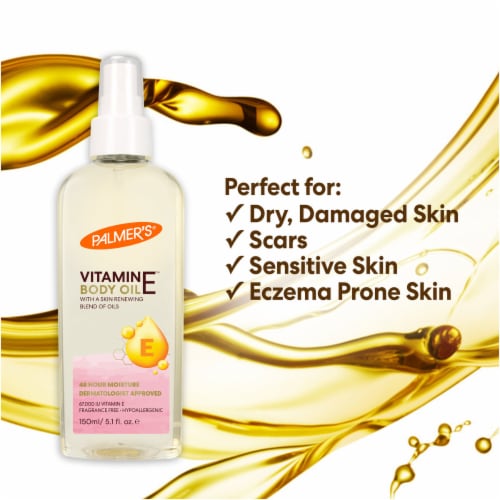 Palmer's® Natural Vitamin E Body Oil Perspective: left