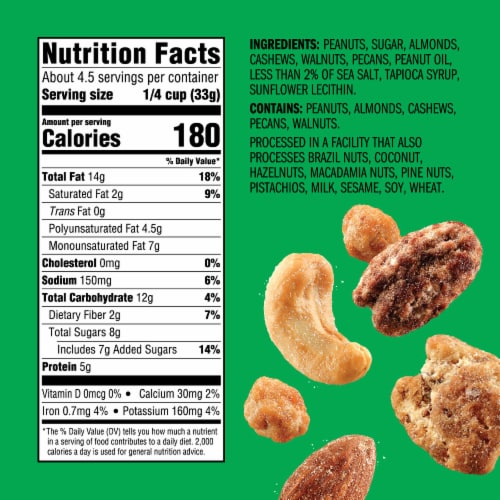 Emerald® Salty Sweet Mixed Nuts Perspective: left
