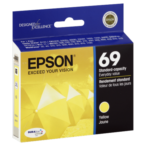 Epson DuraBrite Ultra Ink T069420 Ink Cartridge - Yellow Perspective: left