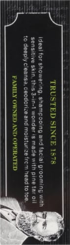 The Grandpa Soap Co Original Pine Tar Wonder Soap Perspective: left