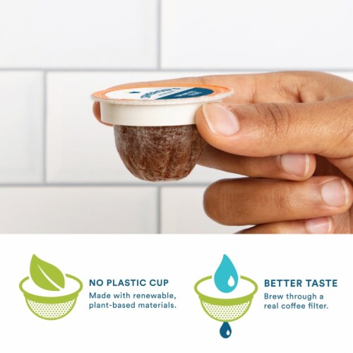 Cameron's® Vanilla Hazelnut Coffee Single-Serve Pods Perspective: left