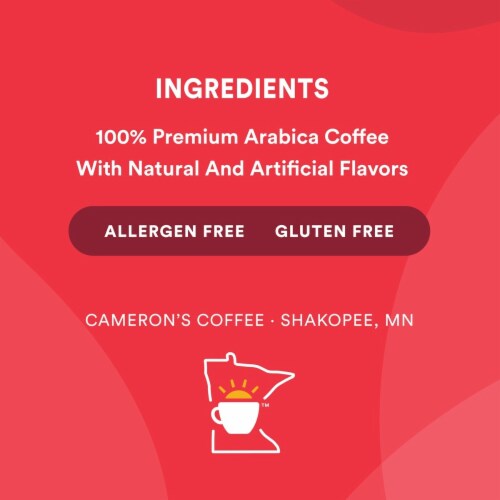 Cameron's® Highlander Grog Coffee Single-Serve Pods Perspective: left