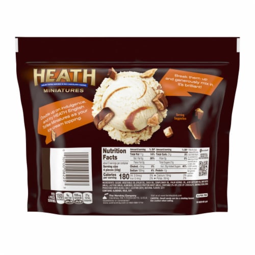 HEATH Miniatures Chocolatey English Toffee Candy Share Pack Perspective: left