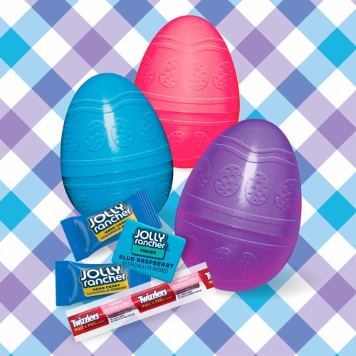 JOLLY RANCHER and TWIZZLERS Fruit Flavored Assortment Treats Easter Candy Variety Bag Perspective: left