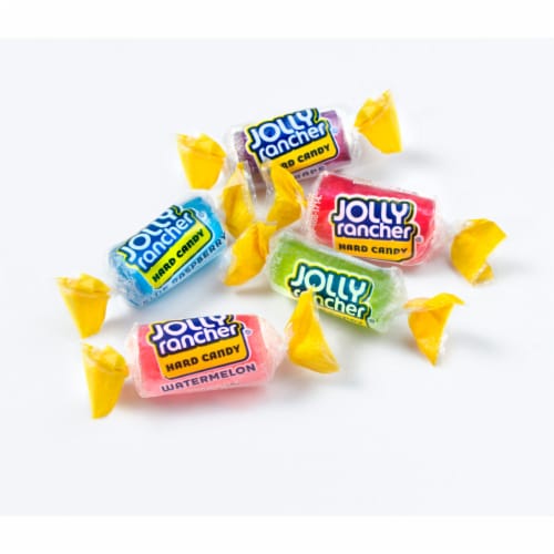 JOLLY RANCHER Assorted Fruit Flavored Hard Hard Candy Bulk Bag Perspective: left