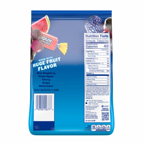 JOLLY RANCHER Original Fruit Flavored Hard Candy Bulk Bag Perspective: left