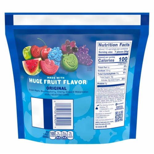 JOLLY RANCHER Gummies Assorted Fruit Flavored Candy Bag Perspective: left