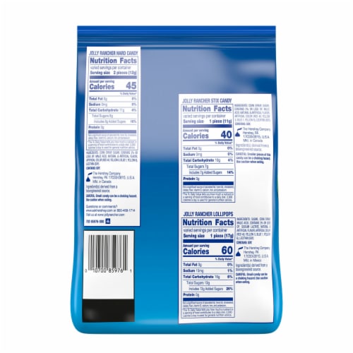 JOLLY RANCHER Assorted Fruit Flavored Candy Bulk Bag Perspective: left