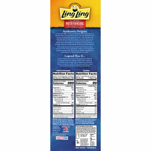 Ling Ling® Pork & Vegetable Potstickers Perspective: left