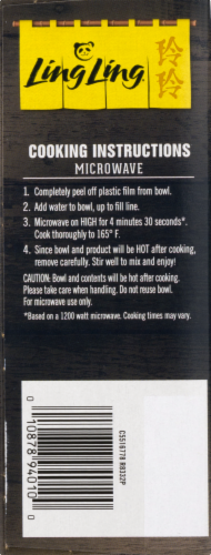 Ling Ling Grilled Chicken Vietnamese Style Pho Frozen Meal Perspective: left
