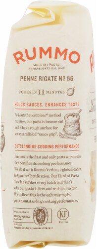Rummo Penne Rigate No. 66 Pasta Perspective: left