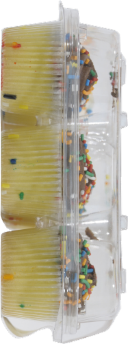 Everyday Favorites Mini Gold Cupcakes 12 Count Perspective: left