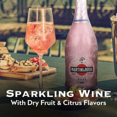 Martini & Rossi Rose Italian Sparkling Wine Perspective: left
