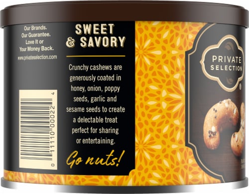 Private Selection® Salted Everything Seasoned Cashews Perspective: left