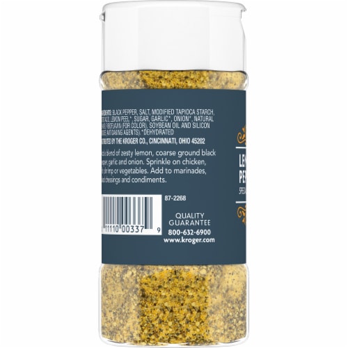 Kroger® Lemon Pepper Seasoning Perspective: left