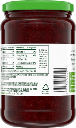 Simple Truth Organic® Strawberry Fruit Spread BIG DEAL! Perspective: left