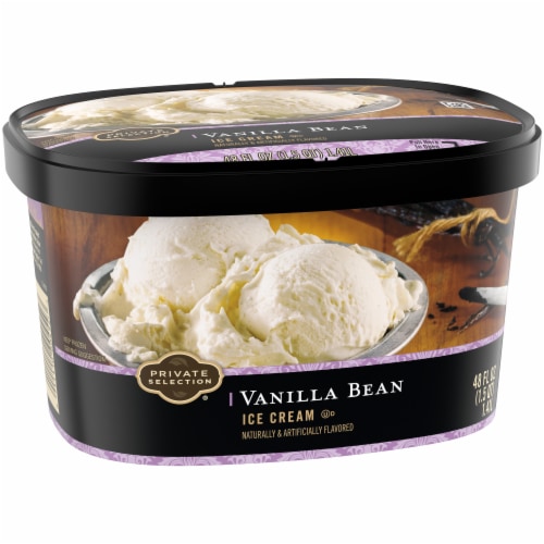 Private Selection® Vanilla Bean Ice Cream Tub Perspective: left