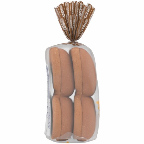 Kroger® Wheat Hamburger Buns Perspective: left