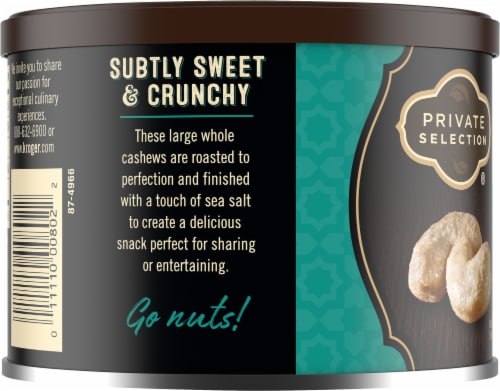 Private Selection® Salted Whole Cashews Perspective: left