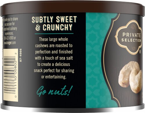 Private Selection® Large Whole Cashews with Sea Salt Perspective: left