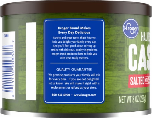 Kroger® Salted Cashew Halves & Pieces Perspective: left