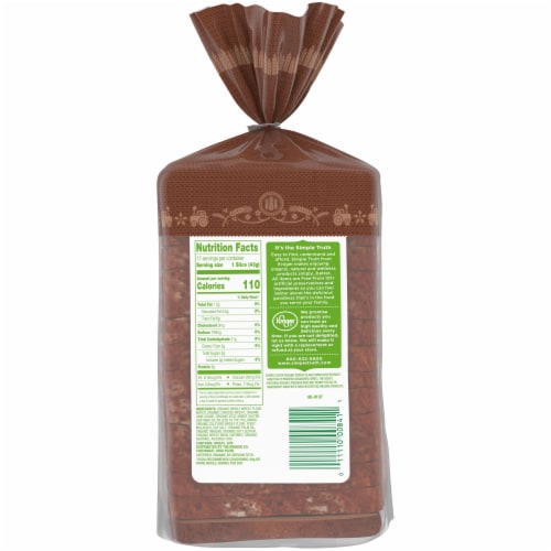 Simple Truth Organic™ 100% Whole Wheat Bread Perspective: left