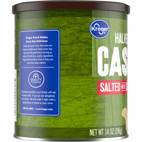 Kroger® Salted Halves & Pieces Cashew Nuts Perspective: left