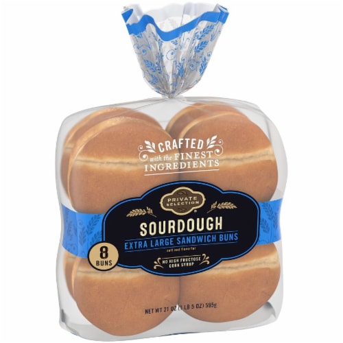 Private Selection® Extra Large Sourdough Sandwich Buns Perspective: left