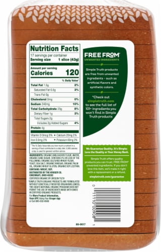 Simple Truth Organic® White Bread Perspective: left