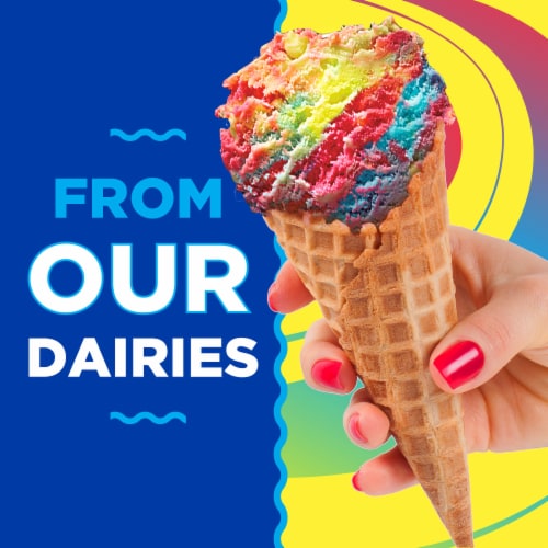 Kroger® Deluxe Tie Dye Burst Ice Cream Pint Perspective: left