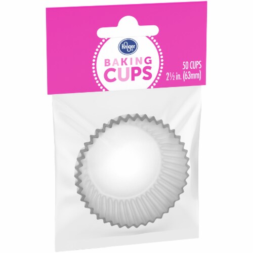 Kroger® Large White Baking Cups Perspective: left