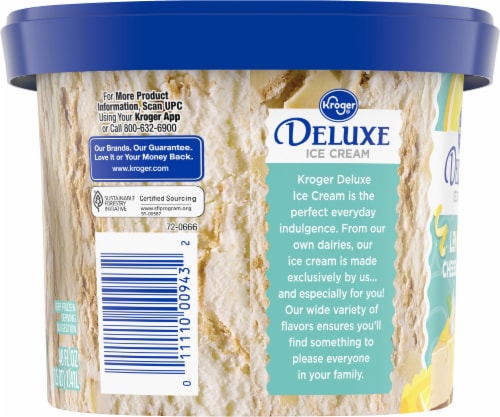 Kroger® Deluxe Lemon Cheesecake Ice Cream Tub Perspective: left